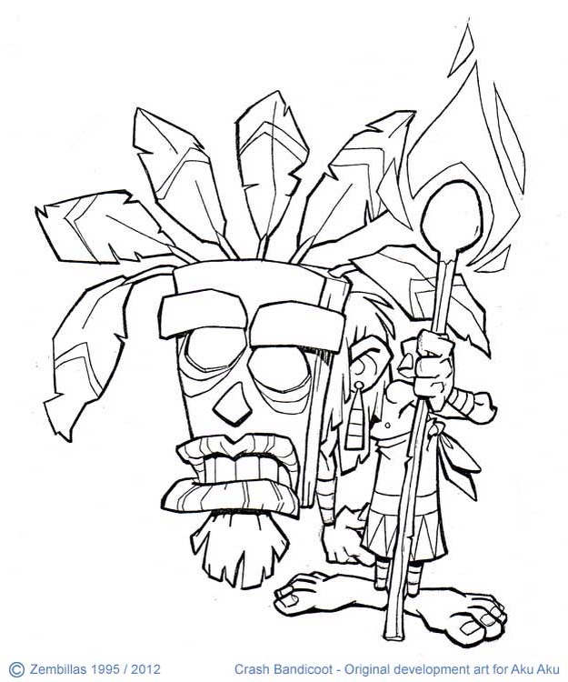 Crash Bandicoot Drawing Picture