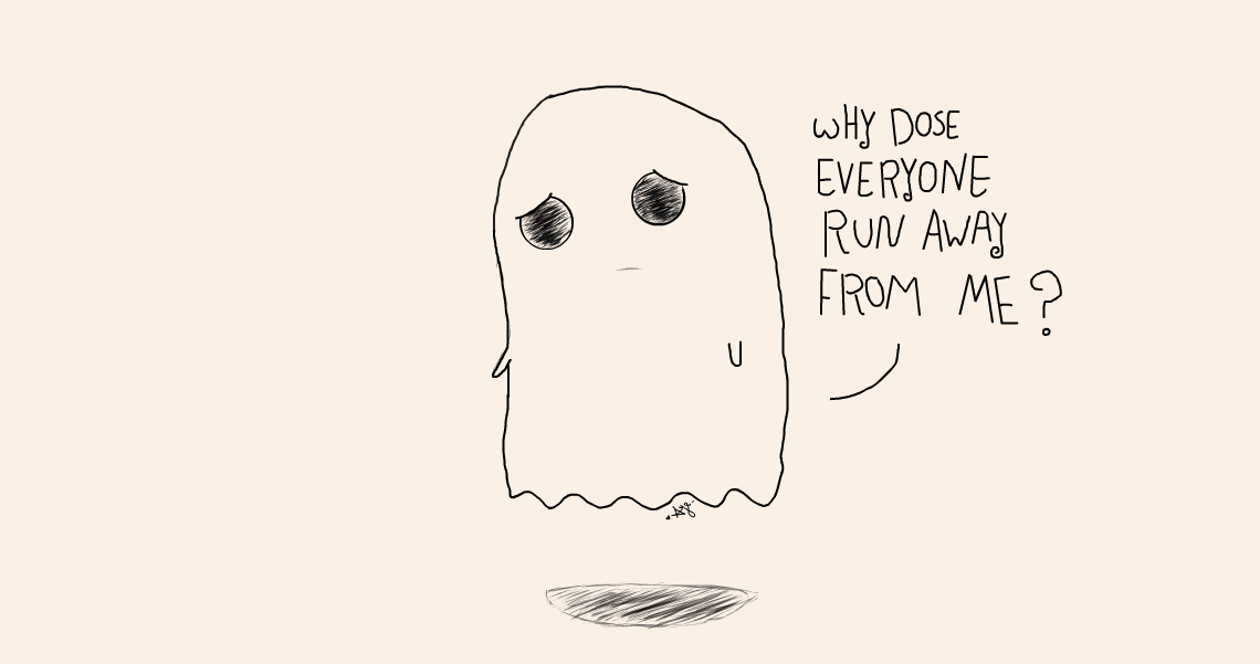 Cute Ghost Drawing Pics