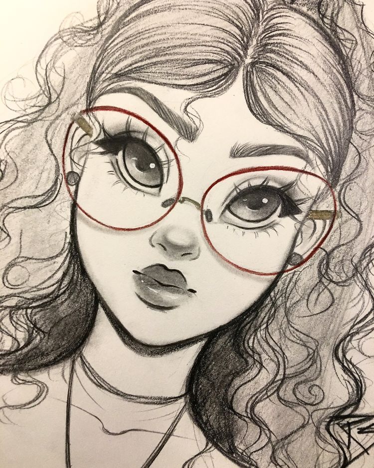 Cute Girl Drawing Picture Drawing Skill