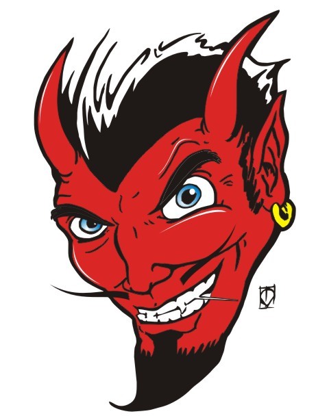Devil Head Drawing Photo