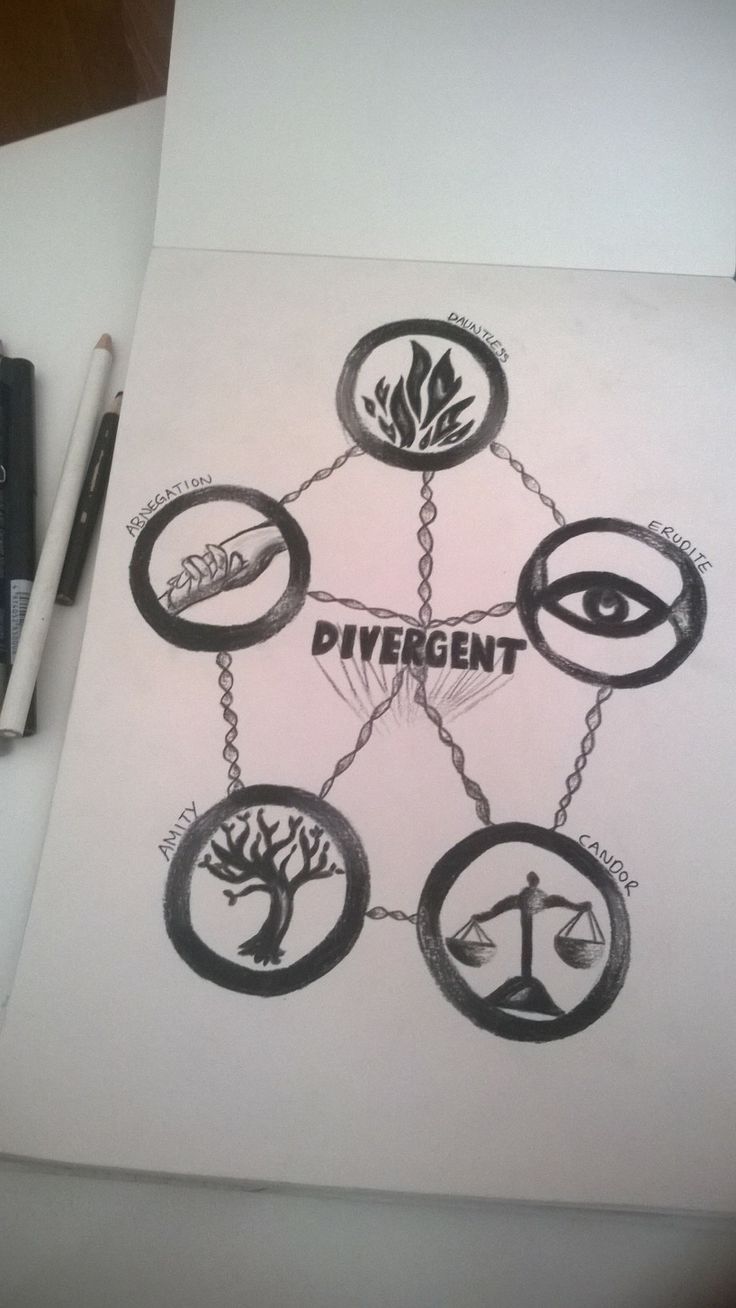 Divergent Drawing Photo