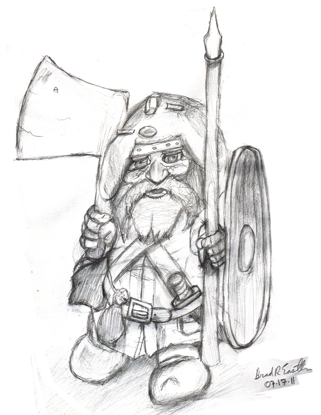 Dwarf Drawing Pic