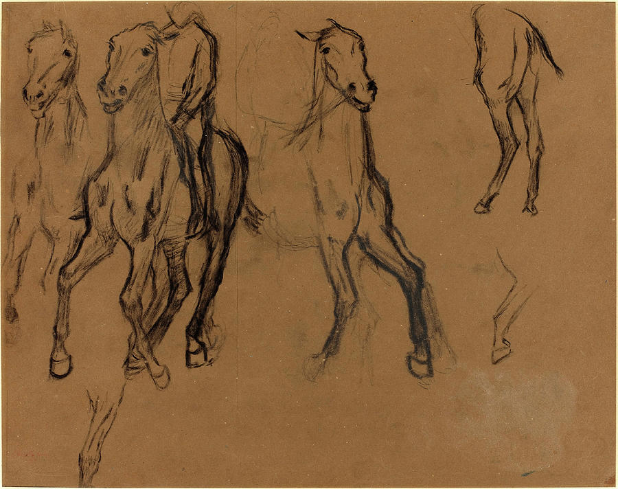 Edgar Degas Art Drawing