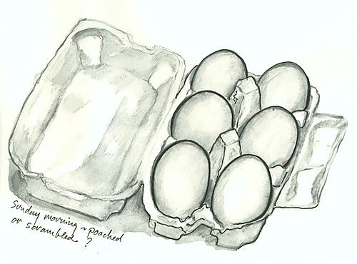 Eggs Drawing Pic