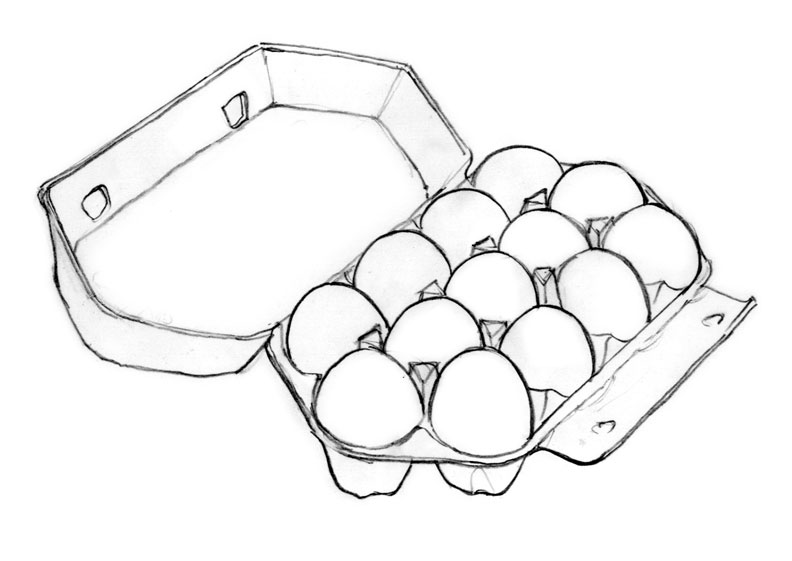 Eggs Drawing Picture