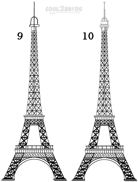 Eiffel Tower Paris Drawing Best