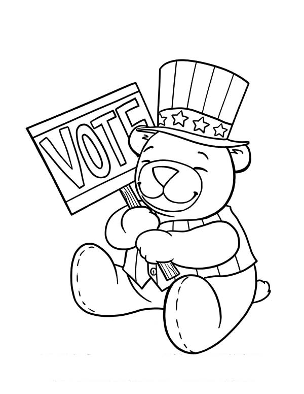 Election Day Image Drawing
