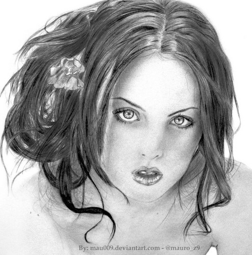 Elizabeth Gillies Drawing Pictures