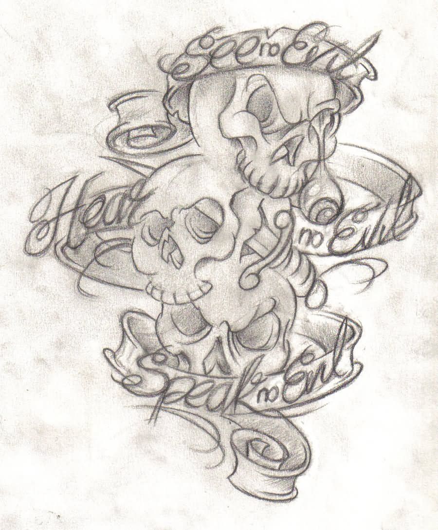 Evil Tattoo Drawing Pics