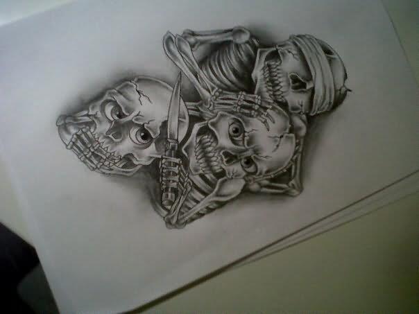 Evil Tattoo Drawing Pictures