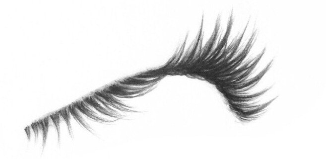 Eyelashes Drawing Beautiful Image