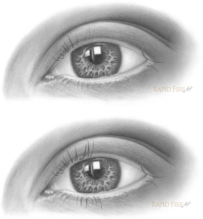 Eyelashes Drawing Pic