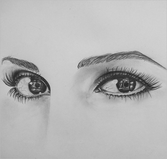 Eyes Drawing Realistic