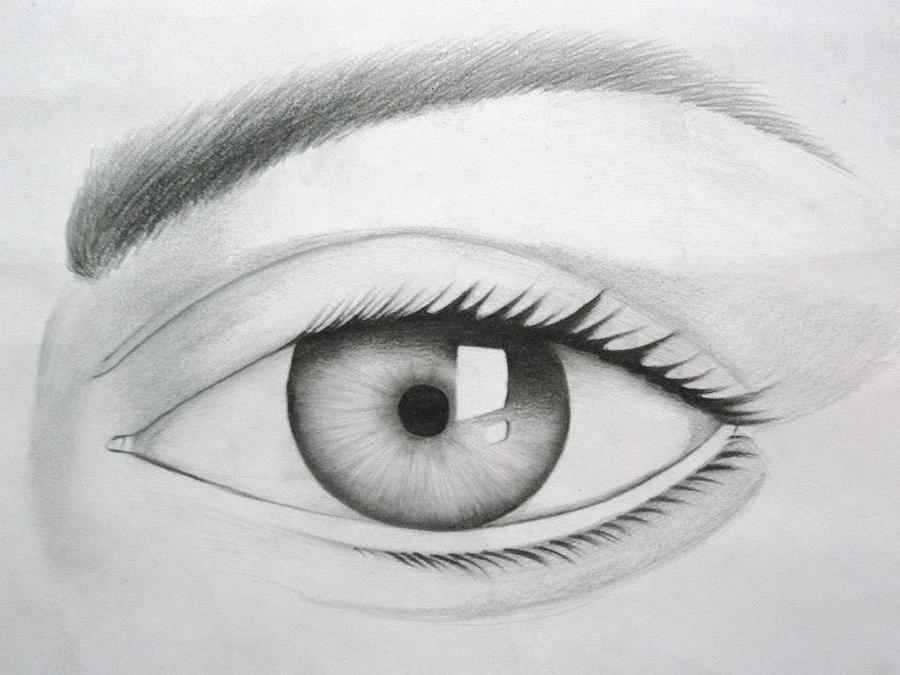 Eyes Drawing Sketch