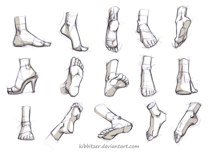 Feet Drawing Amazing