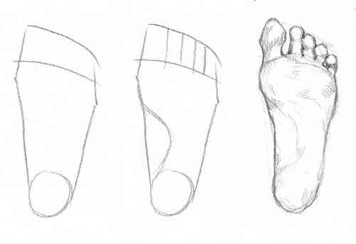 Feet Drawing Pictures