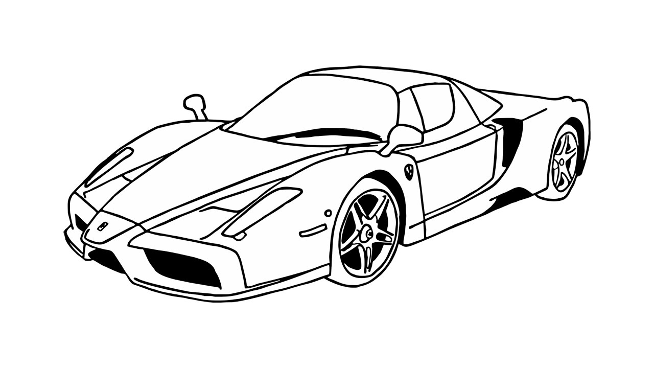 Ferrari Drawing Picture