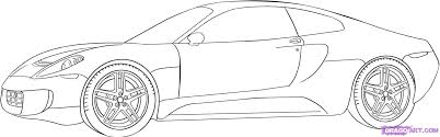 Ferrari High-Quality Drawing