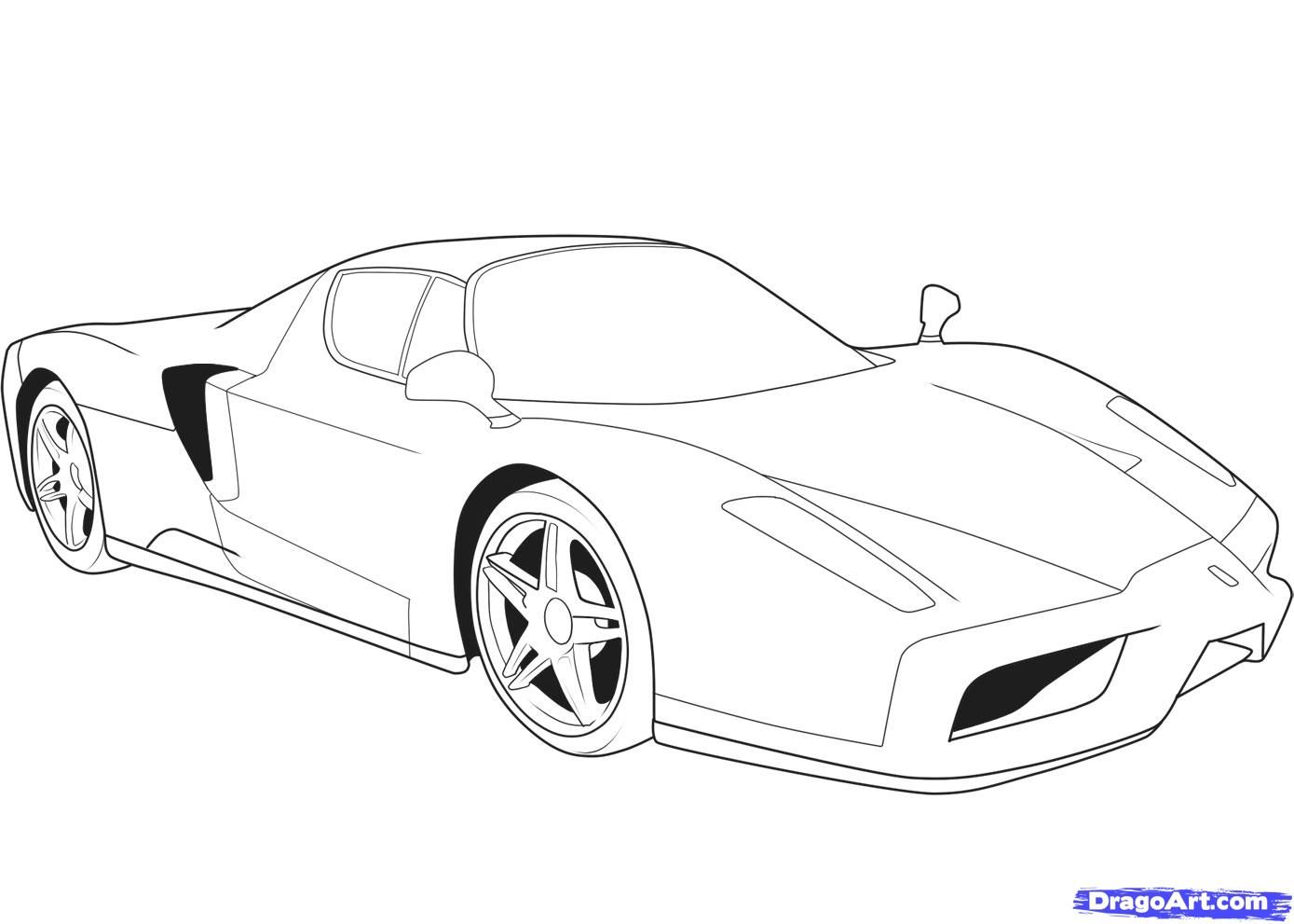 Ferrari Pic Drawing