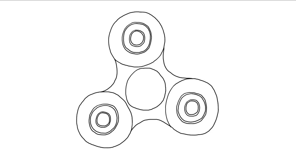 Fidget Spinner Drawing Image