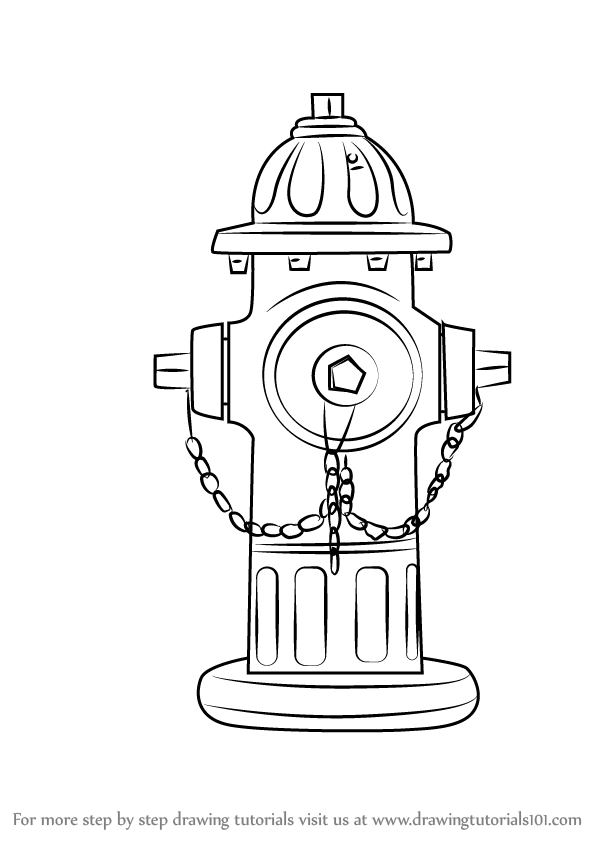 Fire Hydrant Drawing Art