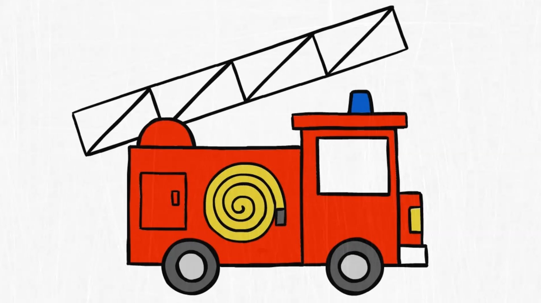 Fire Truck Best Drawing