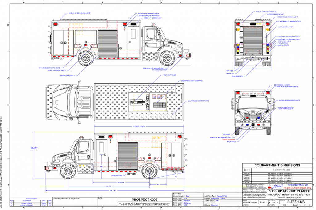 Fire Truck Drawing Art