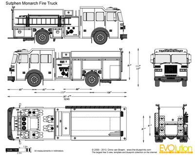 Fire truck Vector drawing stock vector Illustration of flame  170579919