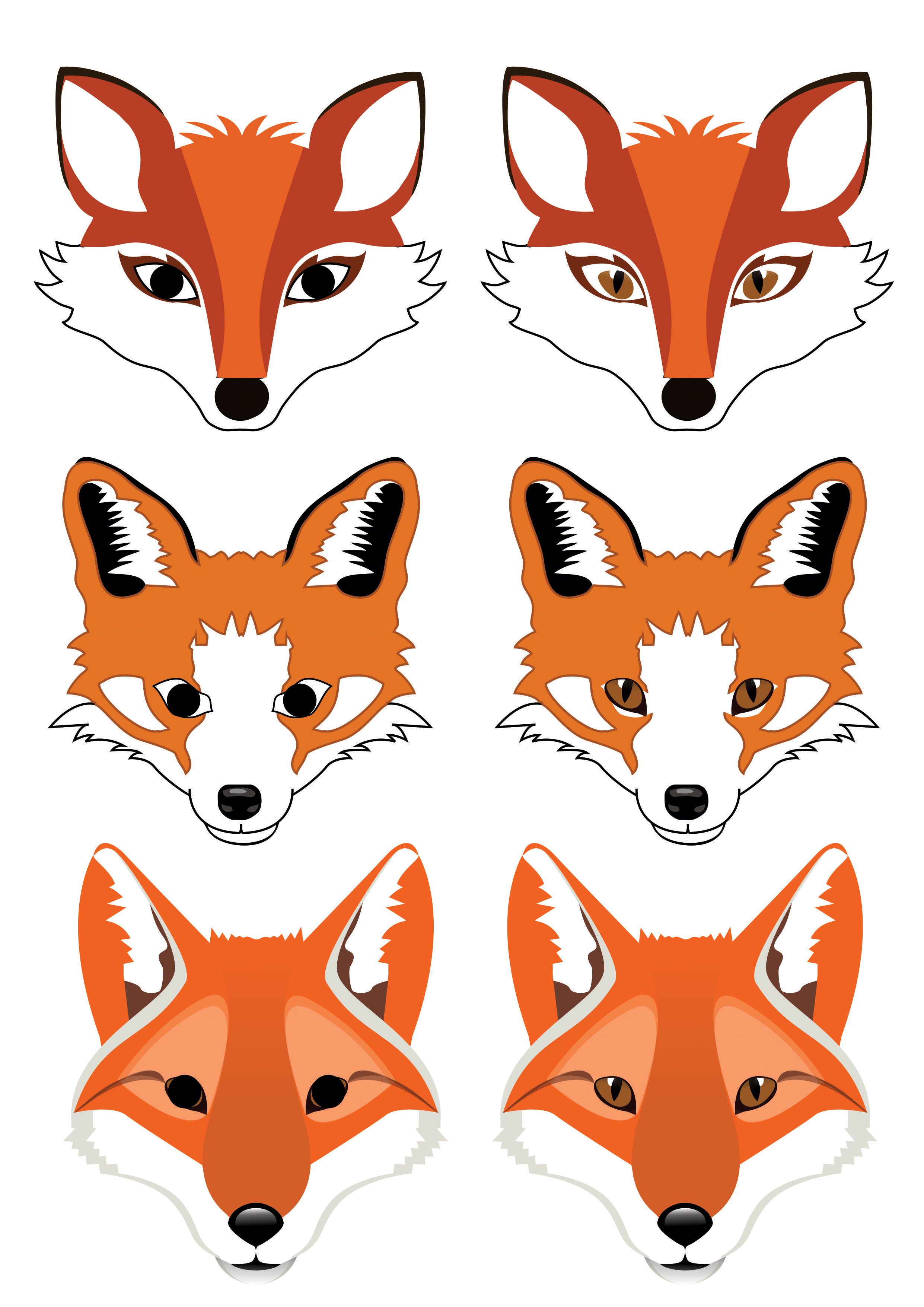Fox Face Drawing Pics