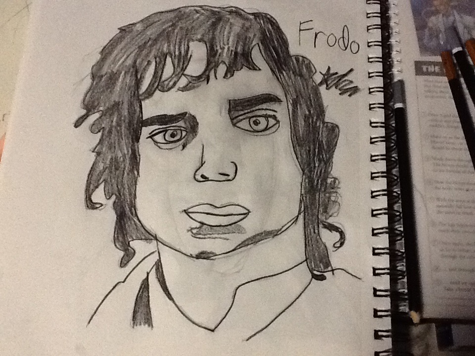 Frodo Drawing Beautiful Art
