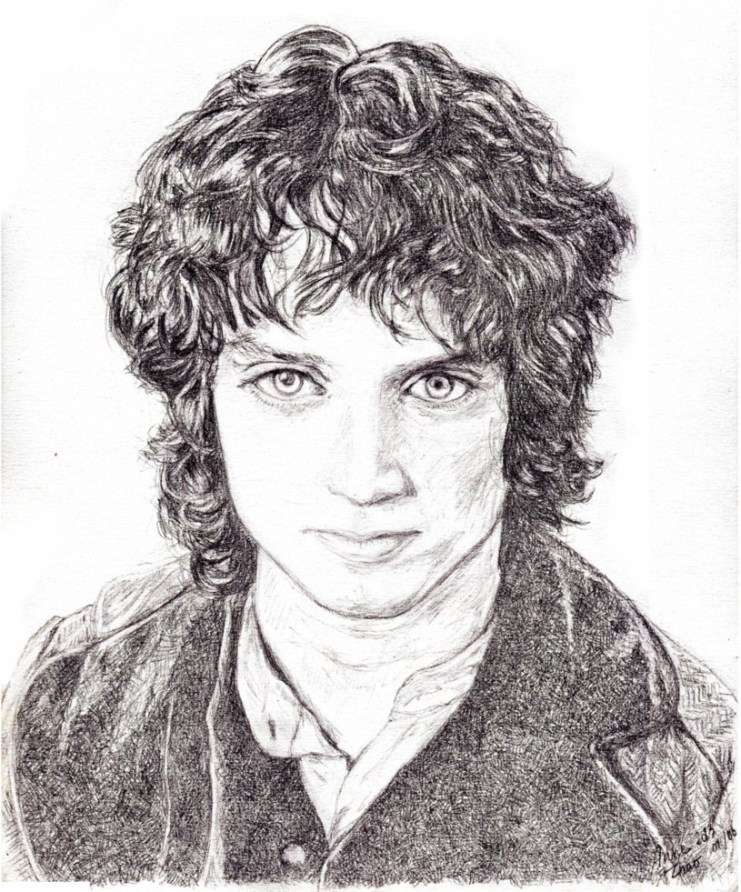 Frodo Drawing Realistic