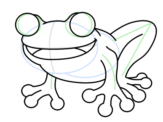 Frog Drawing Pic