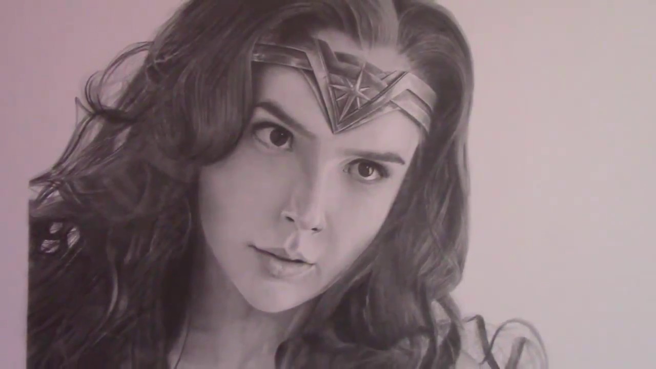 Gal Gadot Drawing Creative Art