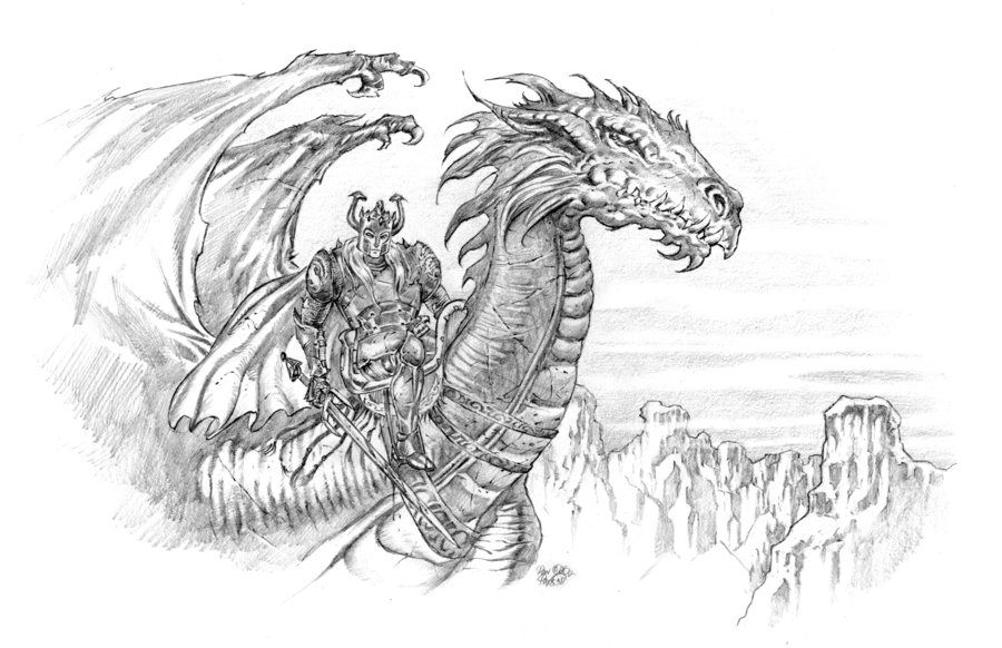 Game of Thrones Dragon Drawing High-Quality