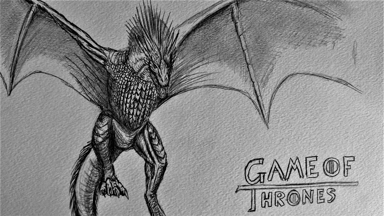 Game of Thrones Dragon Drawing Images