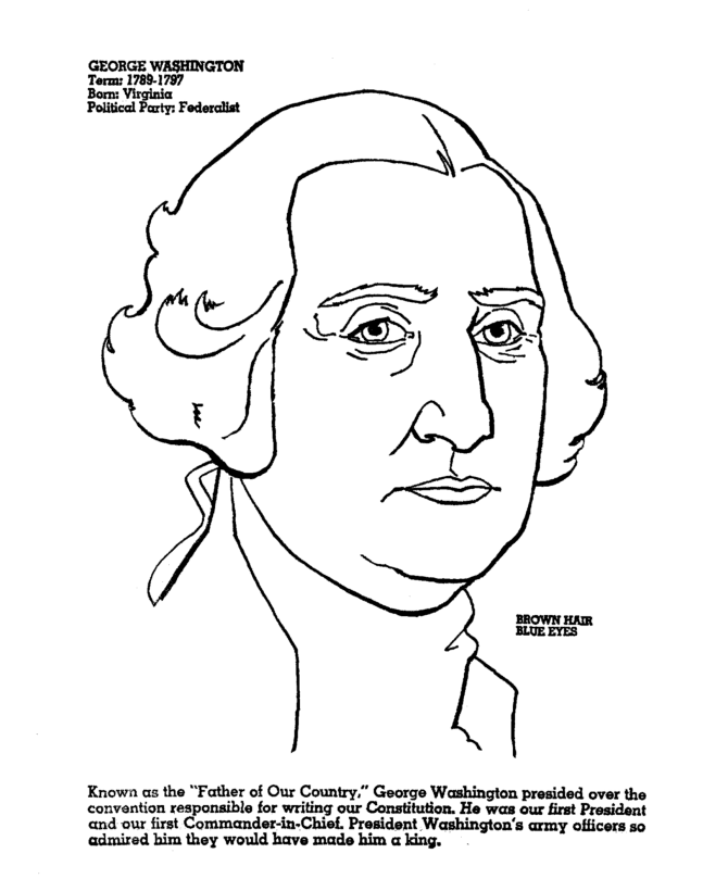 George Washington Drawing Realistic