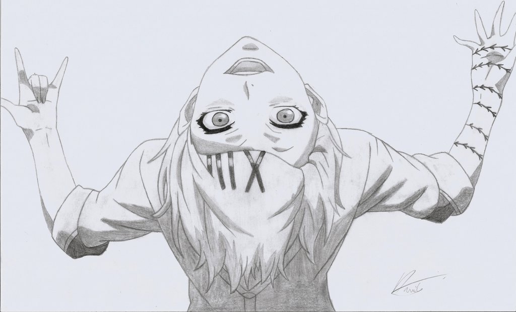 Ghoul Drawing Sketch