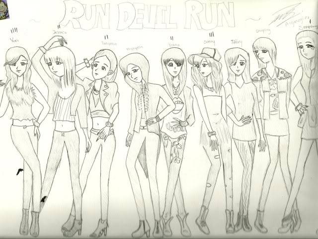 Girls Generation Drawing Amazing