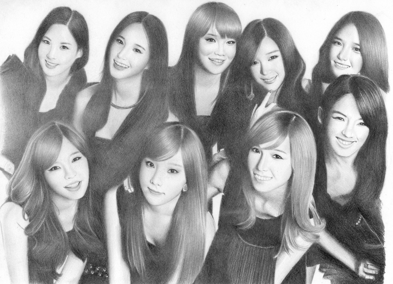 Girls Generation Drawing Photo