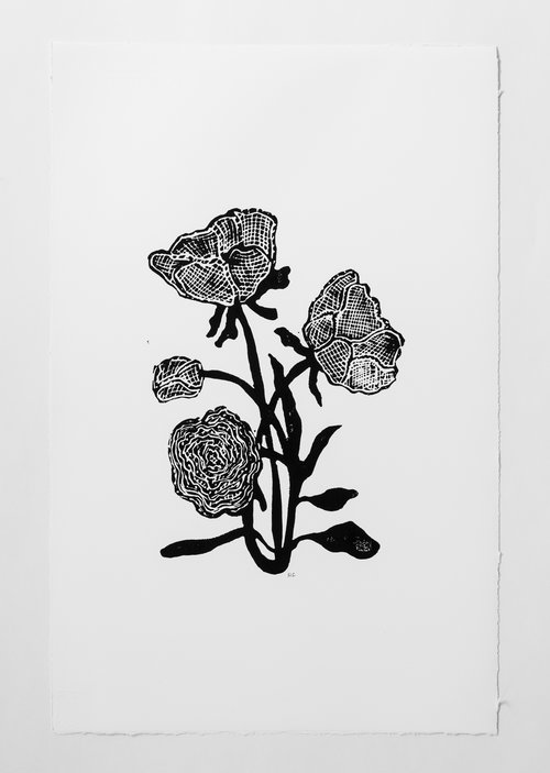 Gothic Rose Drawing