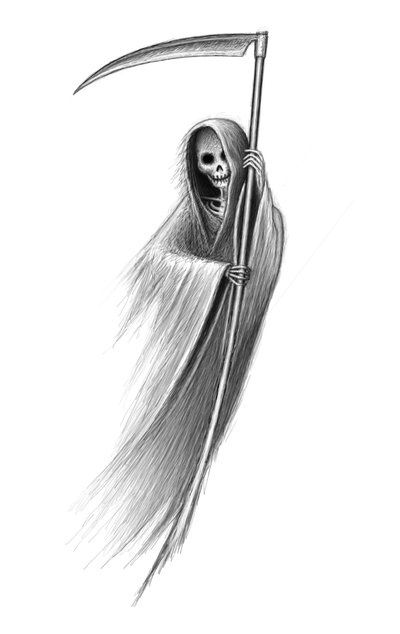 Grim Reaper Drawing