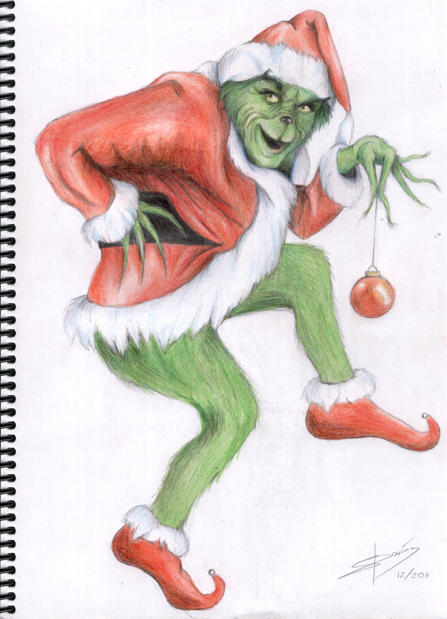 Grinch Drawing Picture