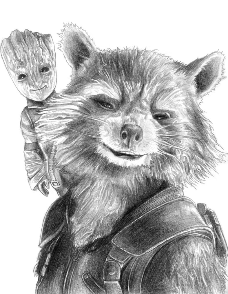 Guardians of The Galaxy Drawing Images