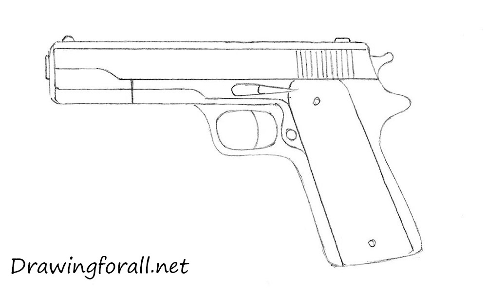 Gun Drawing Pic