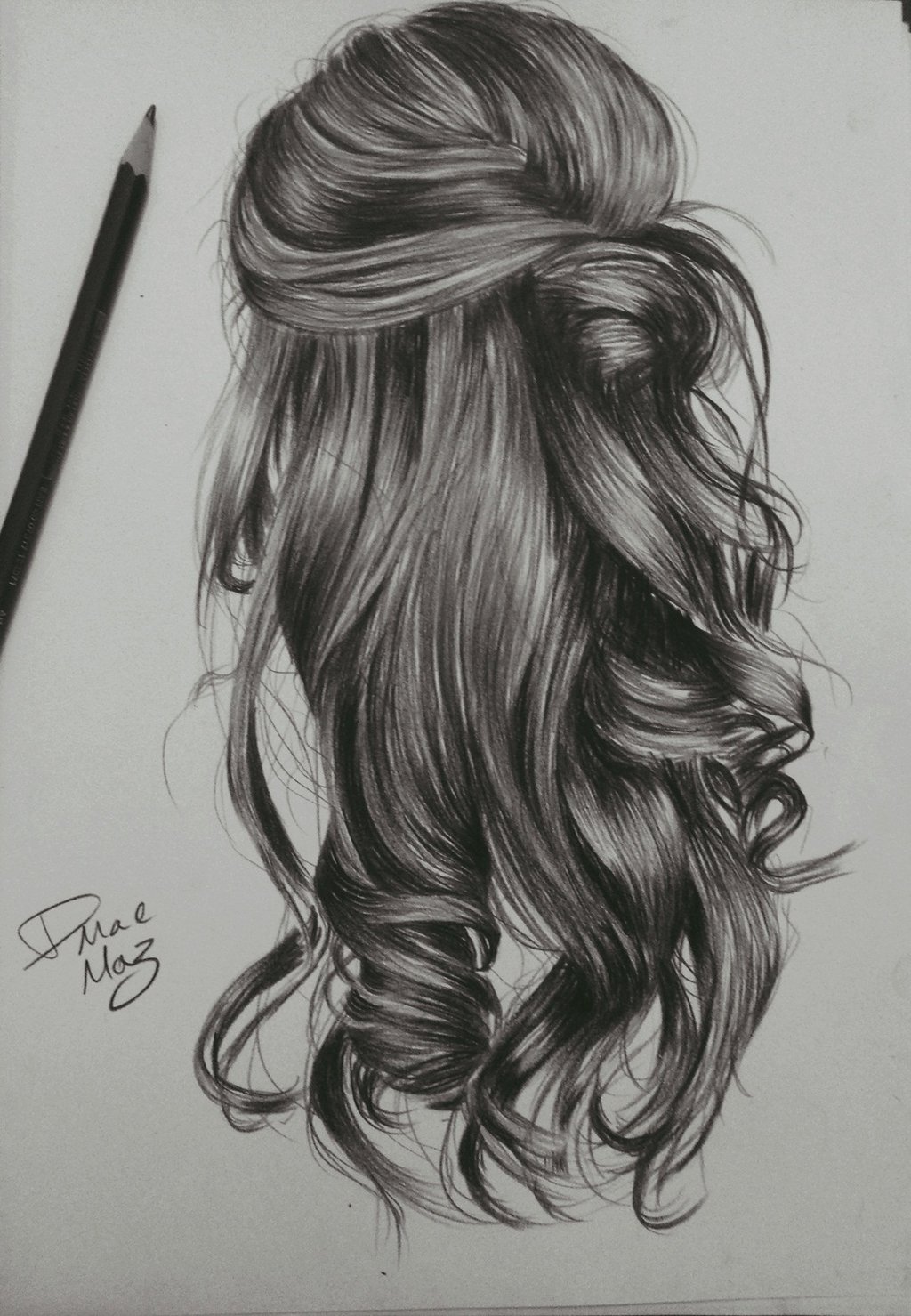 Hair Art Drawing