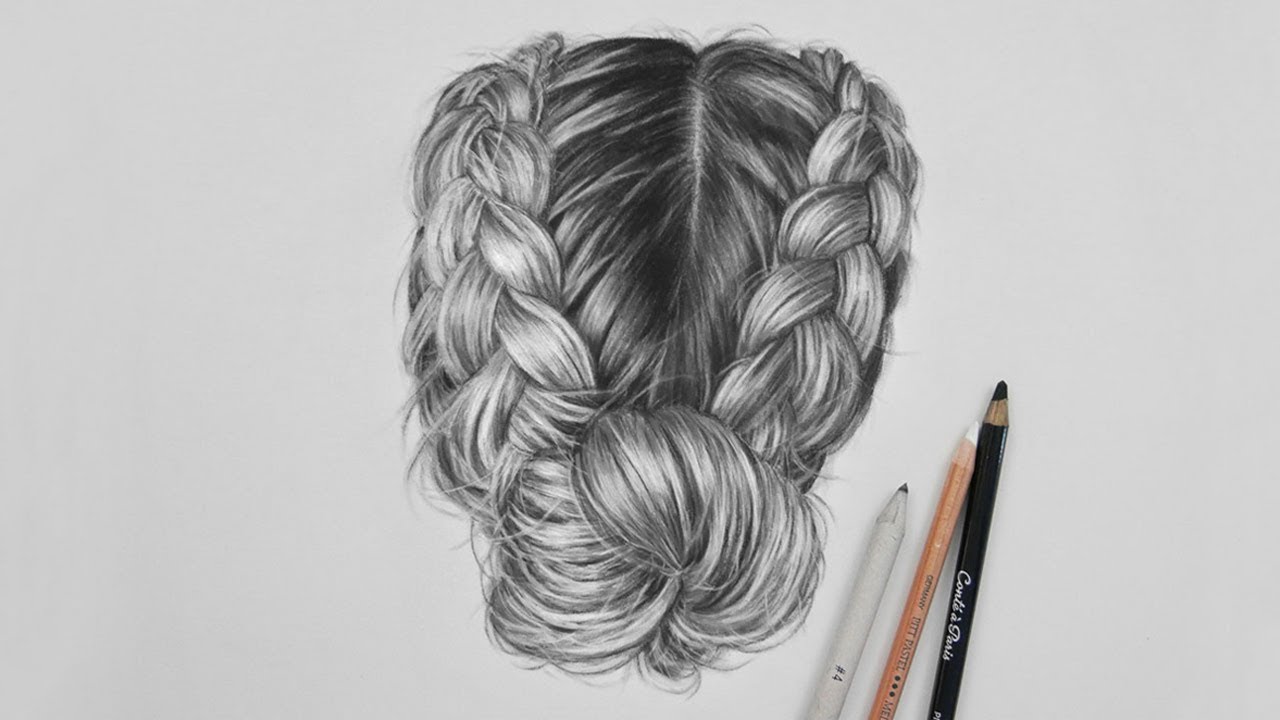 Hair Drawing Beautiful Art