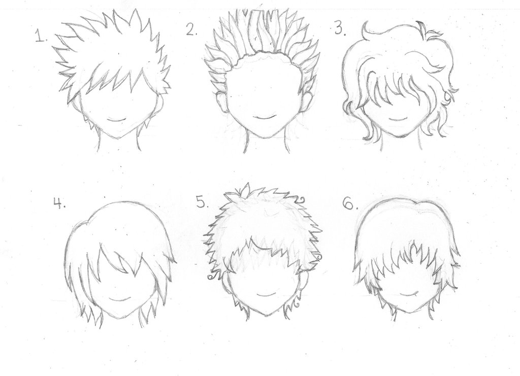 Hair For Boys Drawing Image - Drawing Skill
