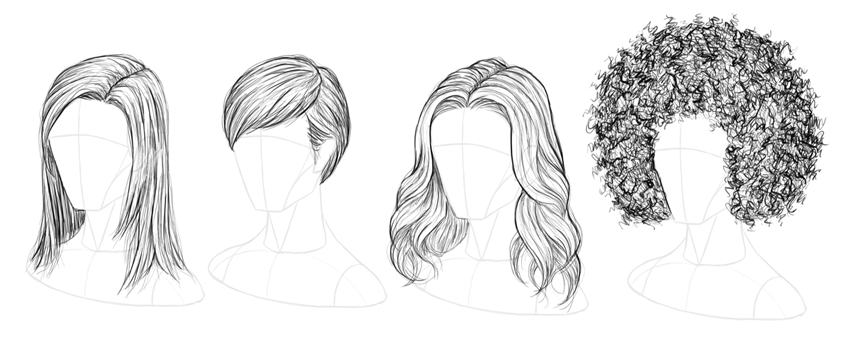 Hairstyles Art Drawing
