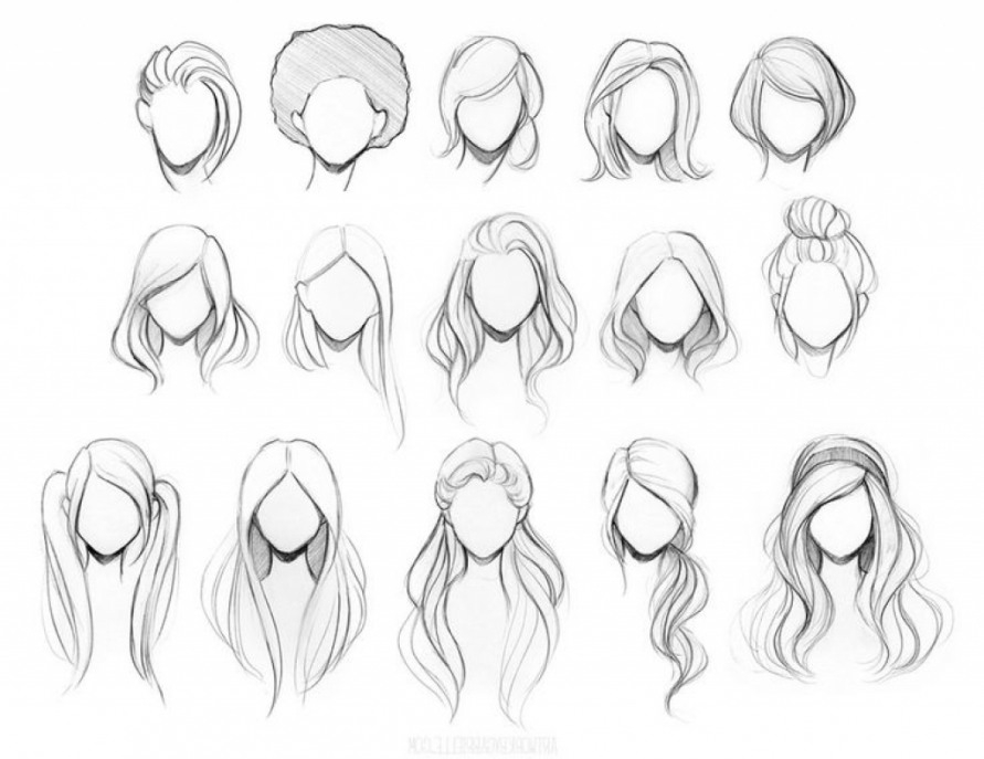 Aggregate 77+ drawing hairstyles easy best - in.eteachers