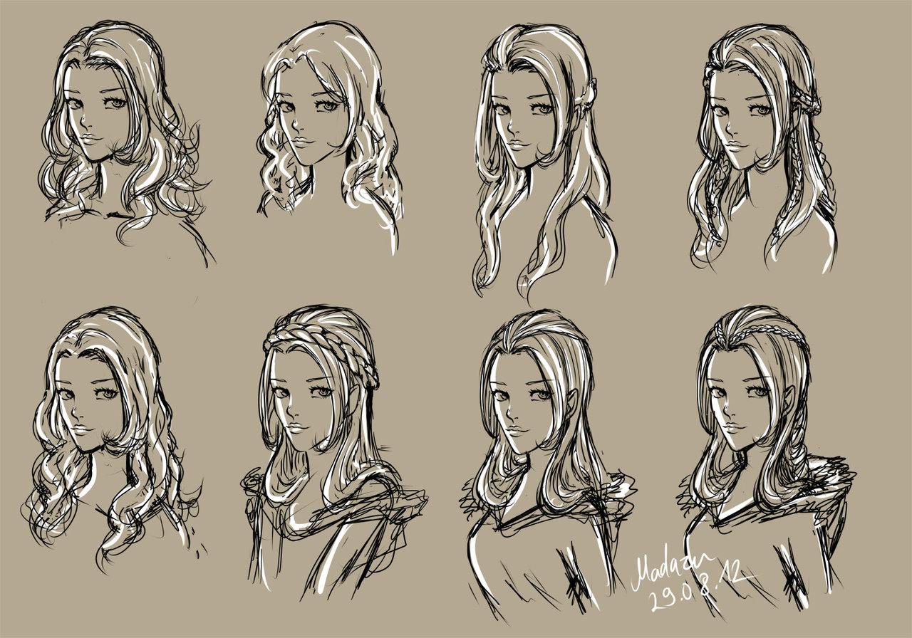 Hairstyles Drawing Realistic